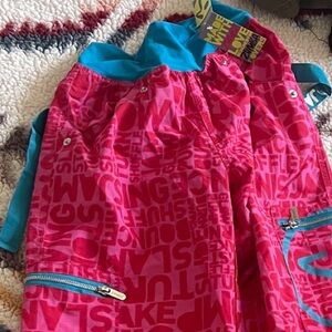 Zumba Fitness Pink Pants with Teal Details